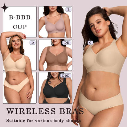 XamBoss™ - SoftTouch Medicated Premium Full Coverage Wireless Bra